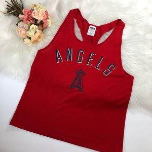 VS PINK MLB Anaheim Angels Mesh Tank Top